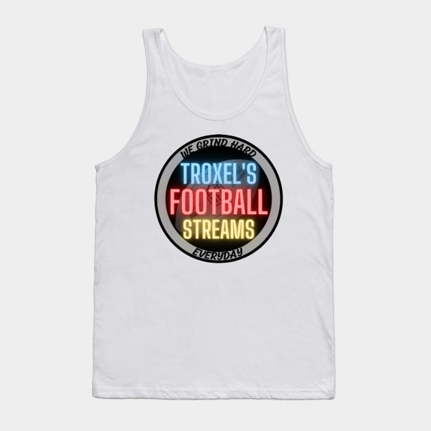 Troxel's Football Streams Tank Top by Detroit Lions Pride and Detroit Pistons Hustle